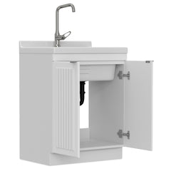 Murphy All-In-One 28-inch Laundry Utility Sink and Cabinet with ABS Sink