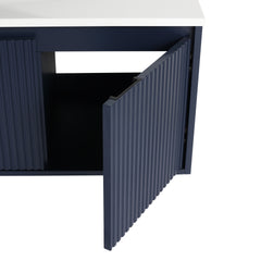 Soft Close Doors Bathroom Vanity Without Sink,48 Inch For Small Bathroom,BVB05848NBL