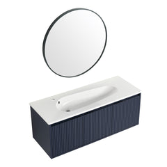 Soft Close Doors Bathroom Vanity Without Sink,48 Inch For Small Bathroom,BVB05848NBL