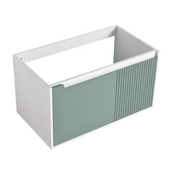 36'' Floating Wall-Mounted Bathroom Vanity & Soft-Close Cabinet Door(Only Vanity ,without Basin)