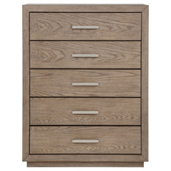 Gibbons Barley Brown 5-drawer Bedroom Chest