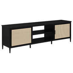 Kenneth Black 2-door Metal TV Stand