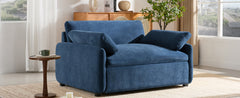 50*43" Oversized Chenille Single Sofa Chair, Wide and Deep Seat Accent Chair, Modern Upholstered Comfy Armchair, Couch Lounge with Pillows for Living Room&Apartment