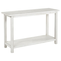 Castleton White Wood Entryway Sofa Console Table