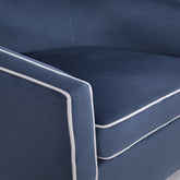 Kendall Blue Swivel Chair