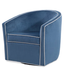 Kendall Blue Swivel Chair