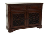 Traditional Style Dark Oak 1pc Server Drawers Storage Cabinet Wooden Furniture Dining Room Furniture