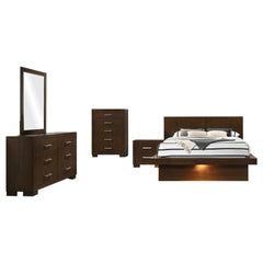 Tokyo Cappucino 5-piece Eastern King Bedroom Set