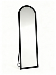 Full Length Mirror 63"x 20" Floor Mirror, Free Standing Full Body Mirror, Wall Mounted Hanging or Leaning Mirror with Stand for Bedroom, Living Room, Cloakroom