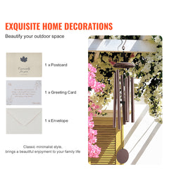 Wind Chimes for Outside 45-Inch Aluminum Memorial Deep Tone Wind Chimes