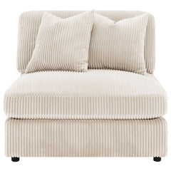 Cassidy Sand Upholstered Armless Chair