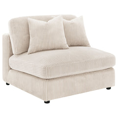 Cassidy Sand Upholstered Armless Chair