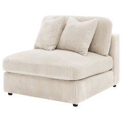 Cassidy Sand Upholstered Armless Chair