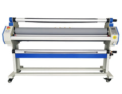 Full-Auto Cold Laminator Machine with Heat Assisted and Trimmer, 67" Wide Format, Max laminating speed 40 ft/min