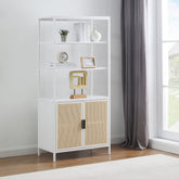 Kenneth White 3-shelf Radio Weave Accent Cabinet