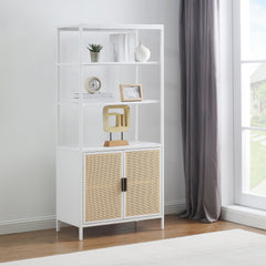 Kenneth White 3-shelf Radio Weave Accent Cabinet