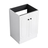 24" Freestanding Bathroom Vanity & 2 Soft-Close Cabinet Doors (KD-Packing)-Excluding Sink
