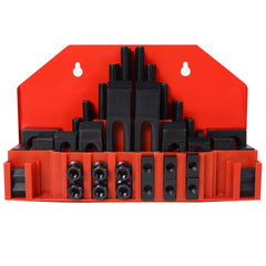 58Pc T-Slot Clamping Kit Mill Machinist Set (5/8 Table Slot 1/2-13 Stud Size)