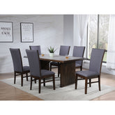Wawona Brown 7-piece Rectangular Dining Table Set