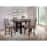 Walden Mango Oak Counter Height Dining Set