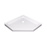 36 in. D x 36 in. W Neo-Angle Shower Base in White
