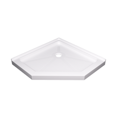 36 in. D x 36 in. W Neo-Angle Shower Base in White