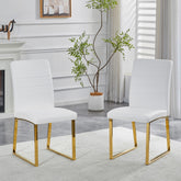 2-Pack - Heavy-duty chairs set: 2.1" thick cushion, iron frame, perfect for home or office. Classic colors, great value