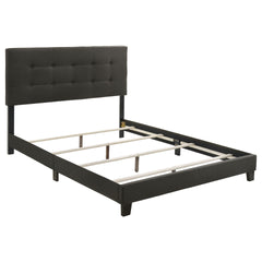 Dordrecht Charcoal Upholstered Eastern King Panel Bed