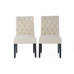 BROXTON TUFT DINING ROLLTOP KD( SET OF 2 )