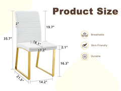 6-Pack - Heavy-duty chairs set: 2.1" thick cushion, iron frame, perfect for home or office. Classic colors, great value