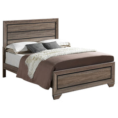 Oatfield Washed Taupe 4-piece Eastern King Bedroom Set