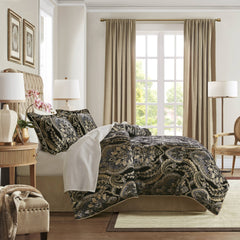 4 PCS Cal King Comforter Set