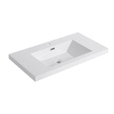 36" Bathroom Resin Sink