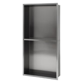 Double Shelf Stainless Steel Shower Niche For Bathroom,