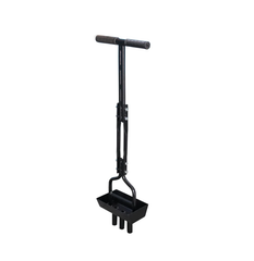 Manual Lawn Aerator with Tray & 3 Hollow Slots Manual Soil Corer Collector Lawn