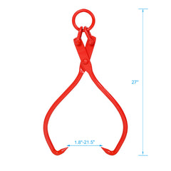 Skidding Tongs with Ring 25inch