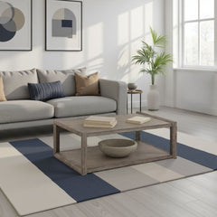 Avana Coffee Table, No Assembly Required, Smoky Greige Finish