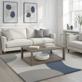 Avana Coffee Table, No Assembly Required, Smoky Greige Finish