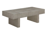 1pc Contemporary Style Brown Gray Coffee Table Rectangular Table Top Wooden Living Room Furniture
