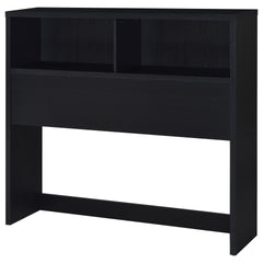 Geary Black 3-piece Full Bedroom Set with Bookcase Headboard