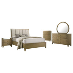Menlo Natural Pine 5-piece Queen Bedroom Set