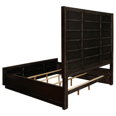Drea Grey and Smoked Peppercorn Queen Panel Bed