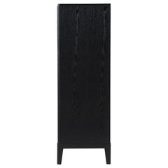 Mason Black 5-Drawer Chest