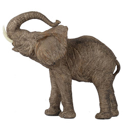 15x8x12" Tai Polyresin Elephant Accent,Trumpeting