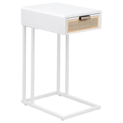 Kenneth White 1-drawer Radio Weave Side Table