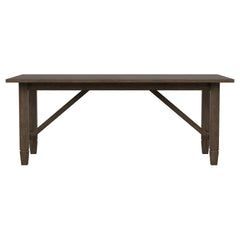 Jamie Light Brown Rectangular Wood Dining Table