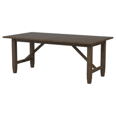 Jamie Light Brown Rectangular Wood Dining Table