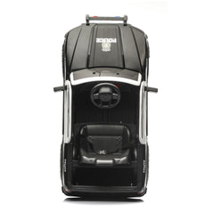 Premium 12V Kids Ride-On Car with Double Doors & Dual Control - Black & White