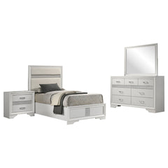 Annie White 4-piece Twin Bedroom Set