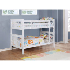 Madison White Twin Over Twin Bunk Bed